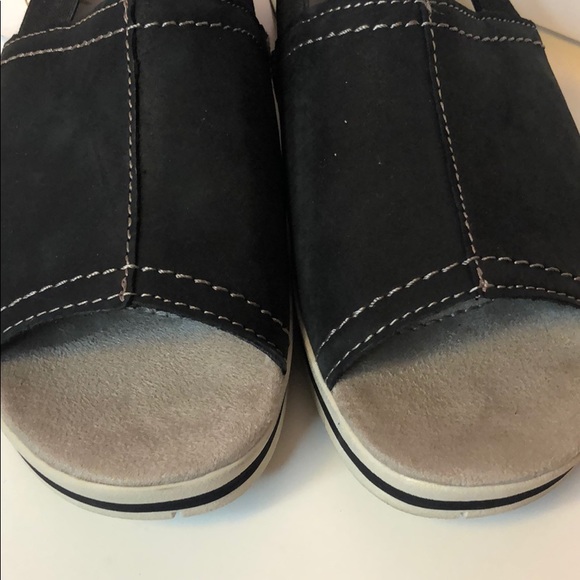 Planet by Earth Connie sandal in black leather - Picture 2 of 8